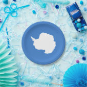 Assiettes En Carton Patriotic Antarctica Flag (Fête)