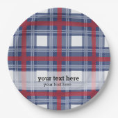 Assiettes En Carton Patriotique (Devant)