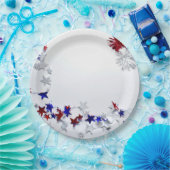 Assiettes En Carton Patriotique (Fête)