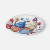 Assiettes En Carton Patriotique (Angle)