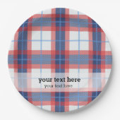 Assiettes En Carton Patriotique (Devant)