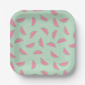 Assiettes En Carton Patteries Tropical Fruit Paint Splatter (Recto)