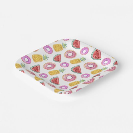 Assiettes En Carton Pattern (Angulaire)