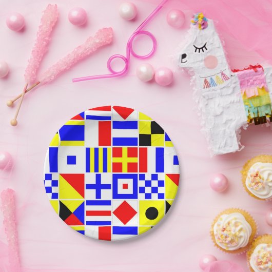 Assiettes En Carton Pattern de Colorful (Fête)