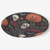 Assiettes En Carton Pattern d'Halloween (Angle)