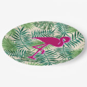 Assiettes En Carton Pattern et Pink Flamingo (Angle)