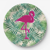 Assiettes En Carton Pattern et Pink Flamingo (Devant)