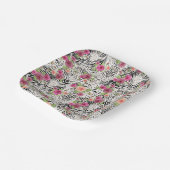 Assiettes En Carton Pattern with Animal Prints (Angulaire)