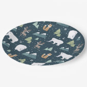 Assiettes En Carton Patterns de Cute Christma (Angle)