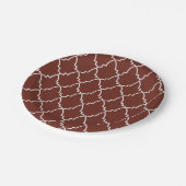 Assiettes En Carton Patters de Burgundy (Angle)