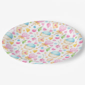 Assiettes En Carton Patters de Hearts and Muffins (Angle)