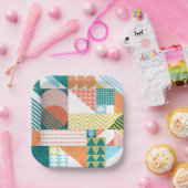 Assiettes En Carton Patters de Shape (Fête)