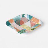 Assiettes En Carton Patters de Shape (Angulaire)