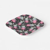 Assiettes En Carton Patters de Textured Triangle Pineapple (Angulaire)