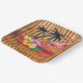 ASSIETTES EN CARTON PAU HANA TIKI LOUNGE (Angulaire)
