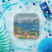 Assiettes En Carton Paul Cezanne - Baie de Marseille, vue d'Estaque (Fête)