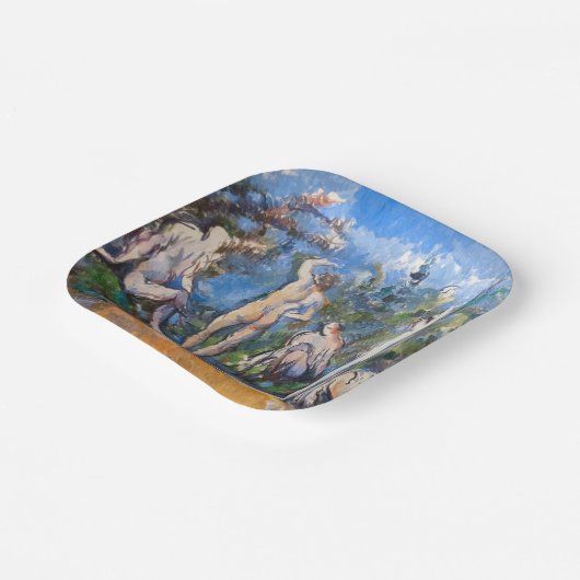 Assiettes En Carton Paul Cezanne - Cinq Bathères (Angulaire)