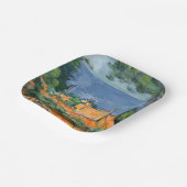 Assiettes En Carton Paul Cezanne - Estaque aux toits rouges (Angulaire)