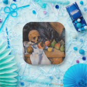 Assiettes En Carton Paul Cezanne - La vie morte avec le crâne (Fête)