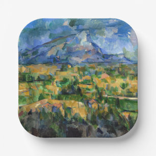 Assiettes En Carton Paul Cezanne - Mont Sainte-Victoire