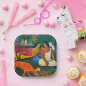 Assiettes En Carton Paul Gauguin - Arearea / Le Chien Rouge (Fête)