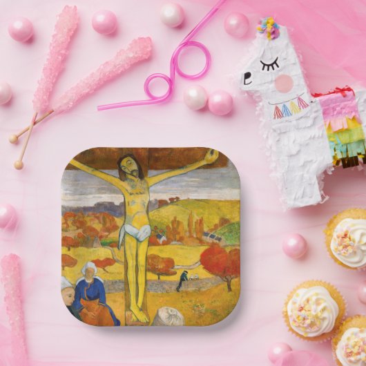 Assiettes En Carton Paul Gauguin - Le Christ Jaune (Fête)