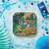 Assiettes En Carton Paul Gauguin - Paysage avec Peacocks / Matamoe (Fête)