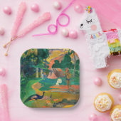 Assiettes En Carton Paul Gauguin - Paysage avec Peacocks / Matamoe (Fête)