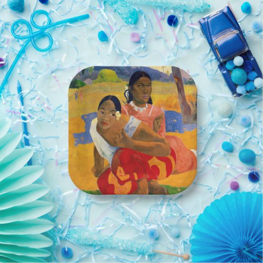 Assiettes En Carton Paul Gauguin - Quand Vous Marierez-Vous ? (Fête)