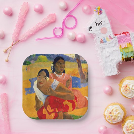 Assiettes En Carton Paul Gauguin - Quand Vous Marierez-Vous ? (Fête)