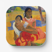 Assiettes En Carton Paul Gauguin - Quand Vous Marierez-Vous ? (Recto)