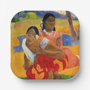 Assiettes En Carton Paul Gauguin - Quand Vous Marierez-Vous ?