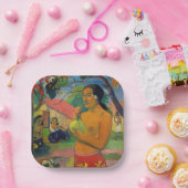 Assiettes En Carton Paul Gauguin - Une femme tenant un fruit (Fête)