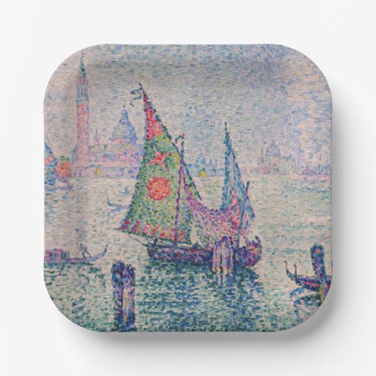 Assiettes En Carton Paul Signac (Recto)