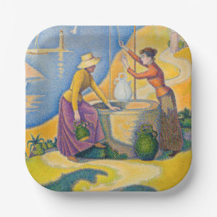 Assiettes En Carton Paul Signac - Femmes au puits