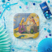 Assiettes En Carton Paul Signac - Femmes dans le puits (Fête)