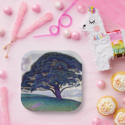 Assiettes En Carton Paul Signac - Le pin Bonaventure (Fête)