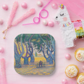 Assiettes En Carton Paul Signac - Place des Lices, Saint-Tropez (Fête)