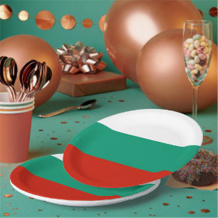 Assiettes En Carton pavillon de la Bulgarie