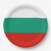 Assiettes En Carton pavillon de la Bulgarie (Devant)