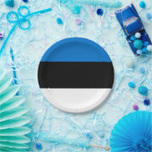 Assiettes En Carton Pavillon Estonie (Fête)