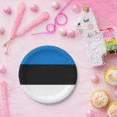 Assiettes En Carton Pavillon Estonie (Fête)