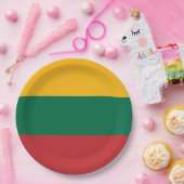 Assiettes En Carton pavillon lituanien (Fête)