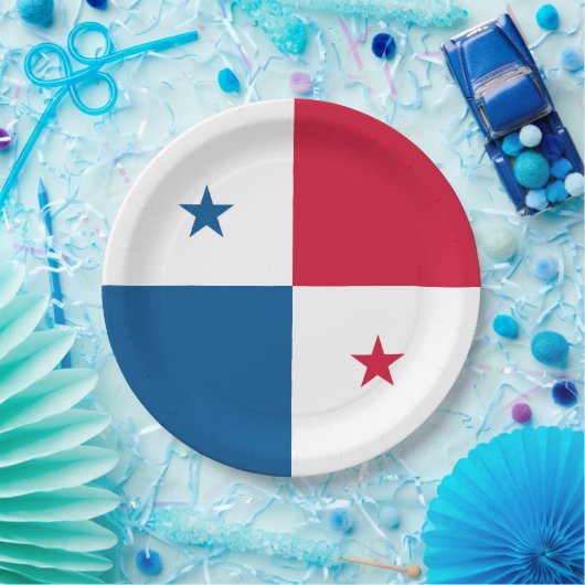 Assiettes En Carton Pavillon Panama (Fête)