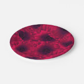 Assiettes En Carton Pavot rouge (Angle)