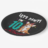 Assiettes En Carton Pawty Boy ou Girl Birthday Party Custom  (Angle)