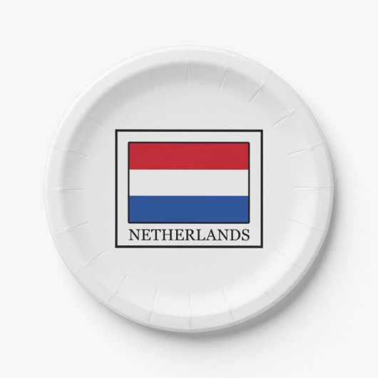 Assiettes En Carton Pays-Bas (Devant)