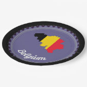 Assiettes En Carton Pays de Belgique (Angle)