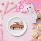 Assiettes En Carton Pays Pickup Camion Anniversaire (Fête)