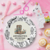 Assiettes En Carton Pays Western Anniversaire (Fête)